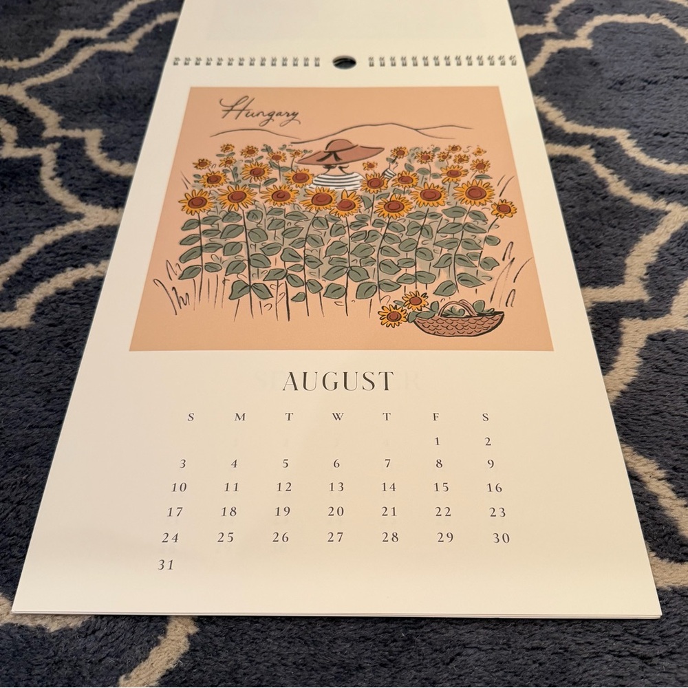Rifle Paper Co. Travel Sketchbook Calendar - Picture 9 of 13